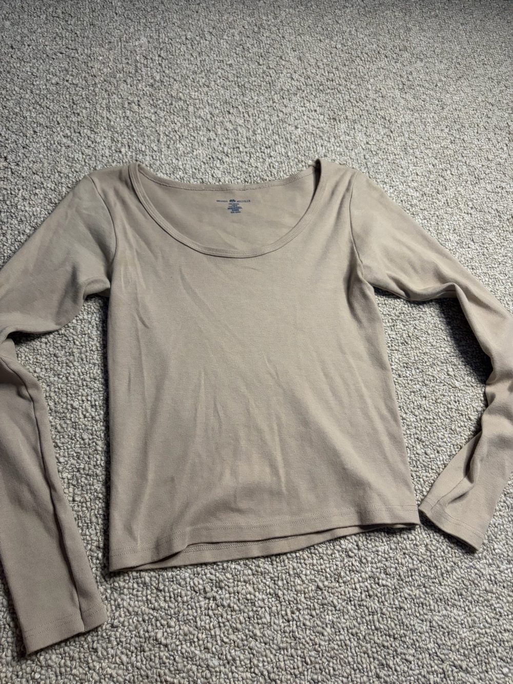 Brandy Melville tan long sleeve